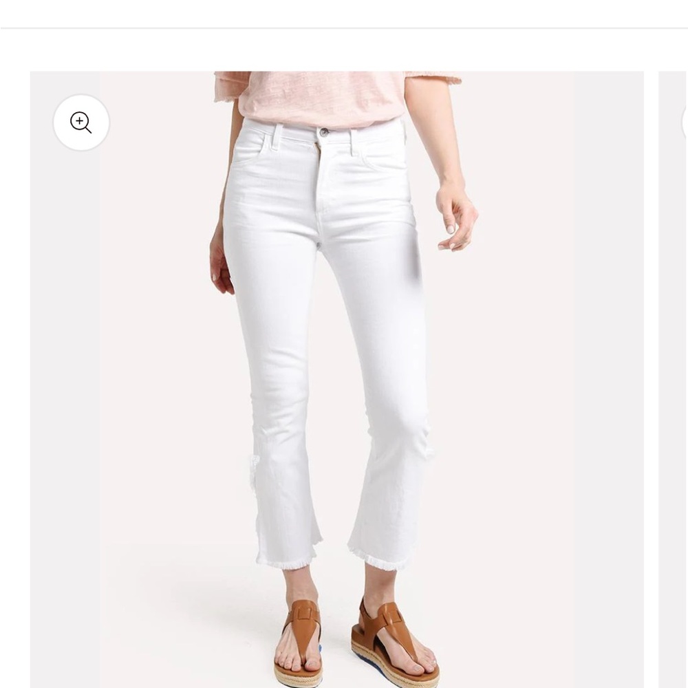 Citizens Of Humanity White Drew Fray High Rise 28